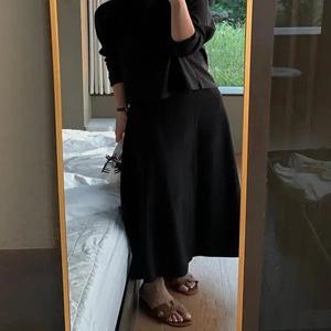 만능 톡톡 스판 밴딩 스커트 (one color)