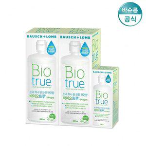 [공식] 바슈롬 바이오트루 렌즈세척액 500ml x2개 + 120ml