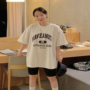 해빙 오버핏 반팔 티셔츠 (5color) 소재good