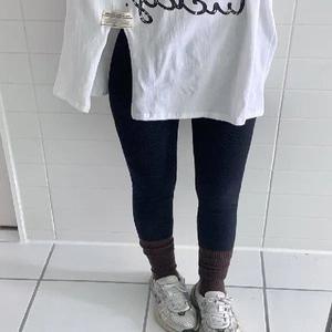 빅 데일리 골지 스판 레깅스 (2color)