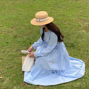 일레트 셔링 스트링 원피스 봄 가을 데일리룩 데이트룩