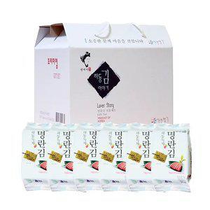 맛있는 밥도둑 하동녹차 명란김 36봉 선물세트