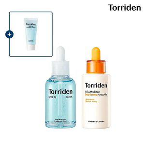 [SET] 토리든 다이브인 저분자 히알루론산 세럼 50ml+셀메이징 비타C 앰플 30ml (+수딩