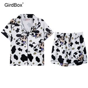 여름잠옷 짱구잠옷 GirdBox 반팔 반바지 캐릭터 파자마 세트 홈웨어