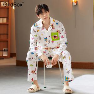 짱구잠옷 커플잠옷 GirdBox 면잠옷 세트 여성홈웨어 파자마