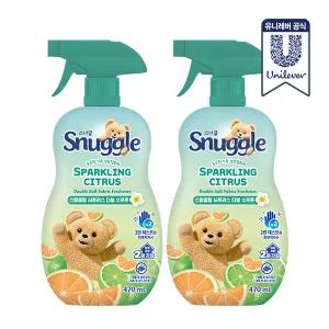 [보리보리/스너글]스너글 섬유탈취제 더블소프트 스파클링 시트러스 470ml 2개