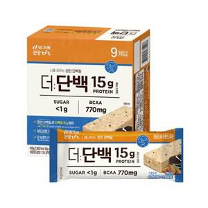 빙그레 단백질바 더단백 마일드바 아몬드쿠키 36개(50g 9P 4박스)