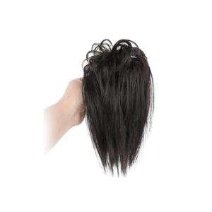 자연스러운 뒷머리 부분 가발 여성 집게핀 고정 머리숱 보완