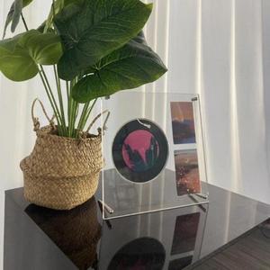 거치대 아크릴 CD꽂이 보관 CD 수납 홀더 CD 1+포카2