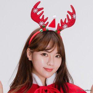 (리얼대형루돌프뿔머리띠) 크리스마스머리띠 단체선물