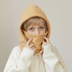 기모안감 주니어 소프트 바라클라바 후드넥워머