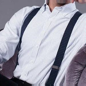 남성 집게 멜빵 클래식 멋진핏 수트룩 패션 서스펜더-WFH6BBV