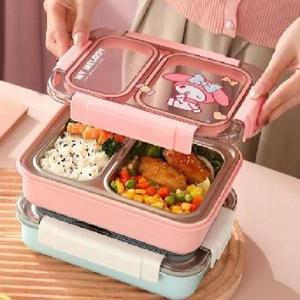 칸칸이밀폐도시락 산리오 멜로디 시나몬롤 도시락 캐릭터 도시락통