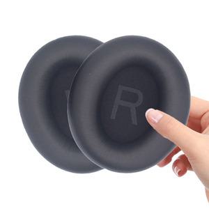 헤드폰 커버 단백질 가죽 헤드셋 보호 커버 Anker Q45 Soundcore Life 헤드폰 용 교체 용 이어 패드