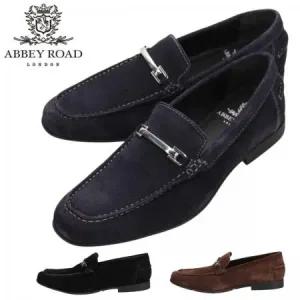 11438251 애비로드 ABBEY ROAD 남성 가죽 비트 슬리폰 캐주얼 신발 AB8303 모카신