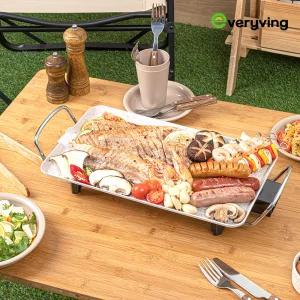[Everyving] 에브리빙 불소수지코팅 와이드형 47cm 테이블 전기그릴 Lime-0425G