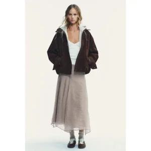자라 ZARA 더블 레이어 미디 스커트