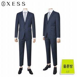 [제스]   울혼방 슬럽 체크텍스쳐 수트세트  X0BSU1209 S _P318445128
