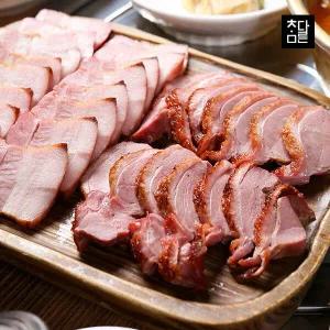 훈제3종(오리 2팩+돈목살 2팩+삼겹 2팩) / 팩당200g