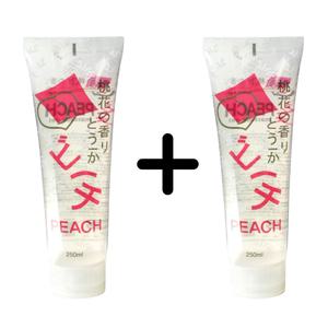 1+1 피치 복숭아향 부부관계 젤 수용성 마사지 건조윤활제 러브 체액 250ml