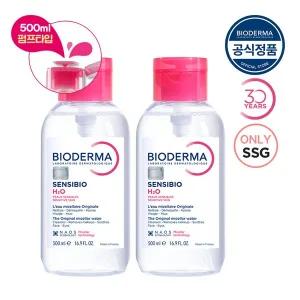 [바이오더마] 센시비오 H2O 500ml x2 (펌프형)