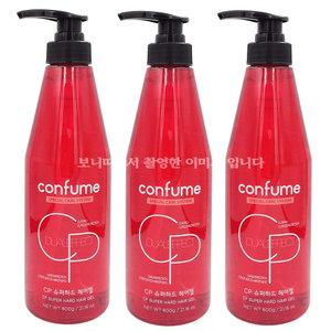 (3개)과일나라 컨퓸 씨피 슈퍼하드 헤어젤 600g