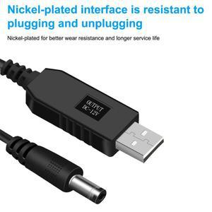 USB-DC 전원 케이블 5V 9V /12V 부스트 컨버터 변환기 어댑터 잭 와이파이 원격 제어 라우터 미니 팬 스피