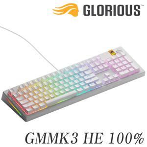 글로리어스 GMMK3 HE 100% Prebuilt 커스텀 래피드 트리거 유선 게이밍 키보드 블랙