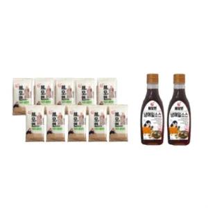 [세모면] 메밀면 (메밀함량100%) 150g, 10개 + 소바소스 250ml, 2개