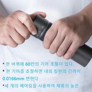 Kingrinder K4 /K6 수동 커피 그라인더 휴대용 밀 420 스테인레스 스틸 48mm 티타늄 도금 버