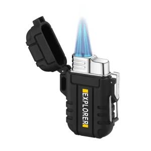 플라즈마라이터 F27 원터치 스피너 플라즈마 USB 터보 LED