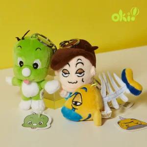 오키오 아기공룡 둘리 고길동 가시고기 가방고리 키링