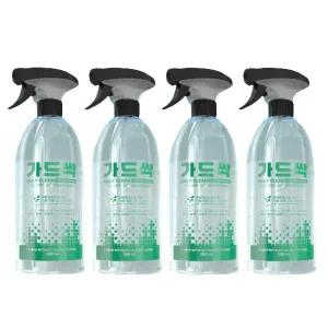 가드싹 물때 곰팡이제거제 화장실 욕실청소 뿌리는 세정제 500ml 4통