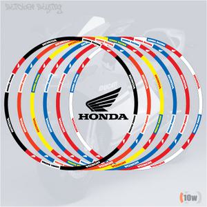 HONDA 반사 휠 스티커/오토바이/바이크/혼다/휠테이프/pcx/줌머/cbr/cb/실버윙/골드윙/