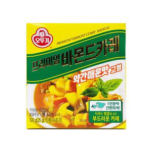 프리미엄바몬드카레 고형 약간매운맛 100g