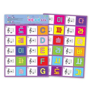 [주은교육] 계이름·음이름 도미노(8종)