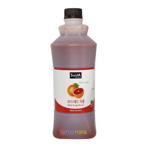 수다 레드 자몽 1500ml 에이드 베이스