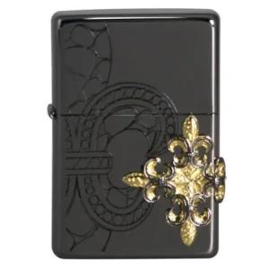 ZIPPO 지포라이터 기념일 신년 새해 선물 250-18 CROSS TO CROSS EMB BK(R) ZPE1MA087R