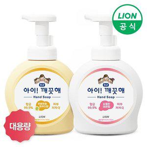 [라이온코리아]아이깨끗해 대용량 용기 490ml x 2개