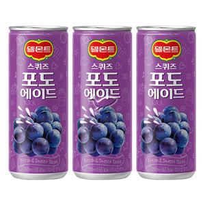 델몬트 스퀴즈 포도에이드 240ml/ 10캔
