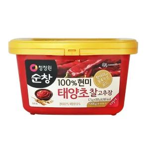 청정원순창 100% 현미 태양초 찰고추장 2kg(1.7k+300g) x 3개