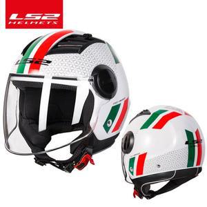 Capacete 남녀공용 오토바이 헬멧 LS2 OF562 기류식 하프 페이스 레트로 스쿠터 3/4 오픈 여름