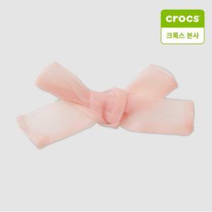 갤러리아 [크록스 본사][액세서리] 연핑크 리본 지비츠 참 10013390