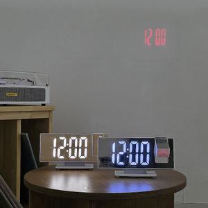 잠 잘자는 런치버스 LED 프로젝션 알람 인테리어 숙면 탁상시계