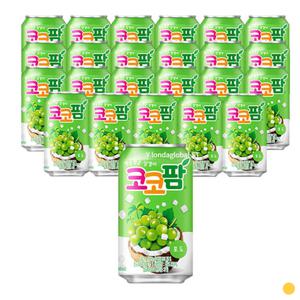 코코팜 포도 과즙음료 코코팜 학교 행사용 340ml 24개