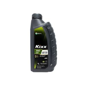 GS칼텍스 Kixx PAO C3 5W 40 디젤 가솔린 엔진오일/자동차/용품/엔진/오일/차량/오토바이/윤활유/윤활제