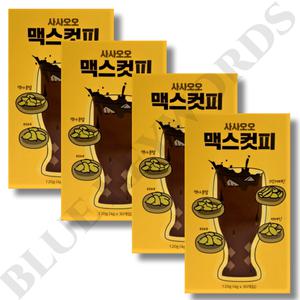 사사오오 카테킨 맥스컷피 4g x 30포 x 4박스 4개월분 헤이즐넛향