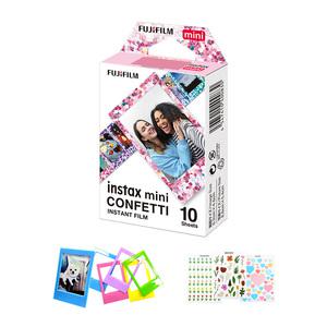 인스탁스 디자인 미니필름 컨페티 1P(10매)+선물세트