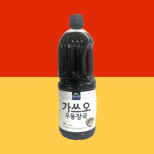 면사랑 가쓰오 우동장국 시원한 1.8L 2개