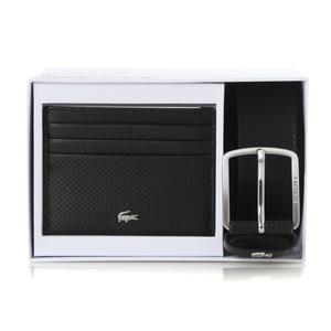[롯데백화점]라코스테 2025 캐주얼 벨트 & 카드홀더 세트 구성 기프트 박스 KP RC4092M55G000100